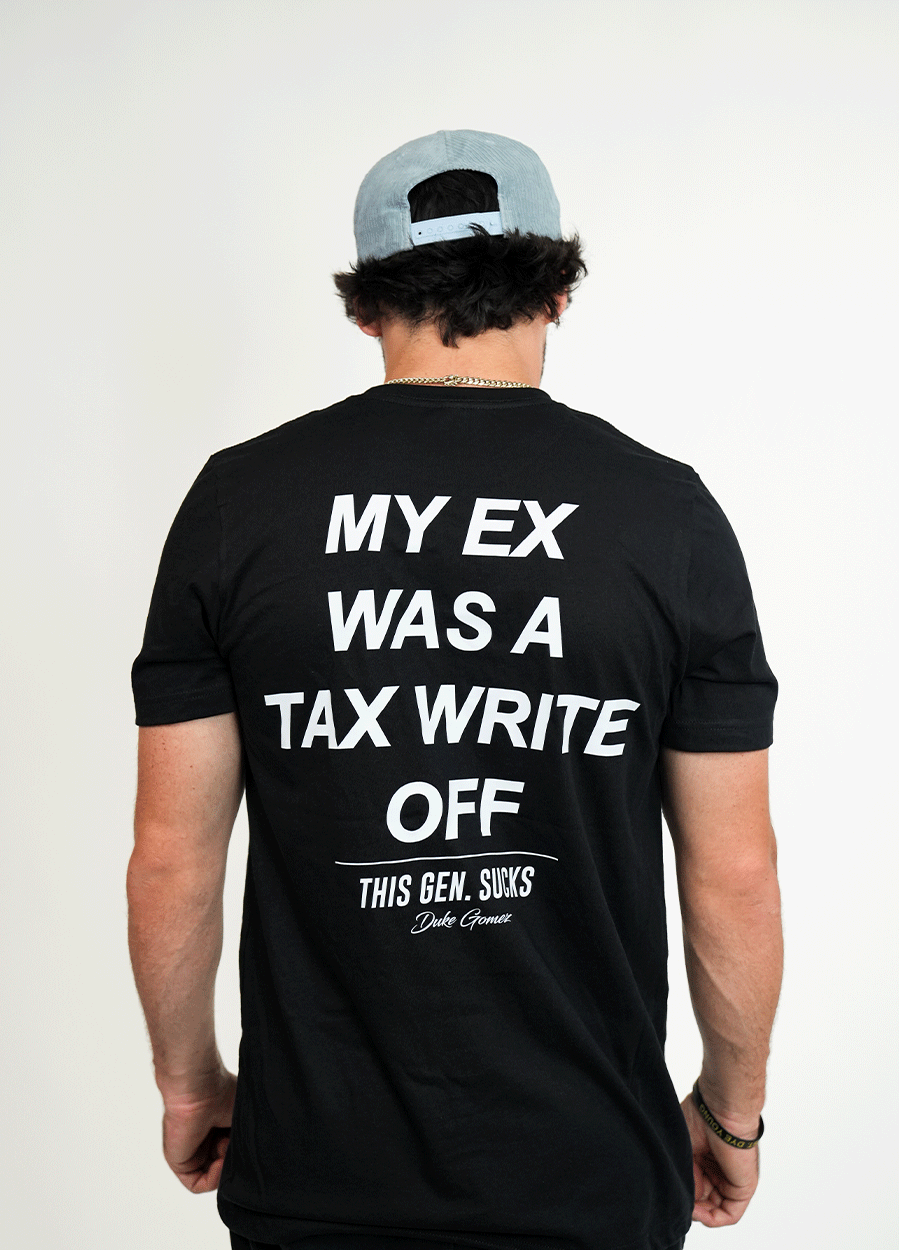 duke gomez, ex write off tee