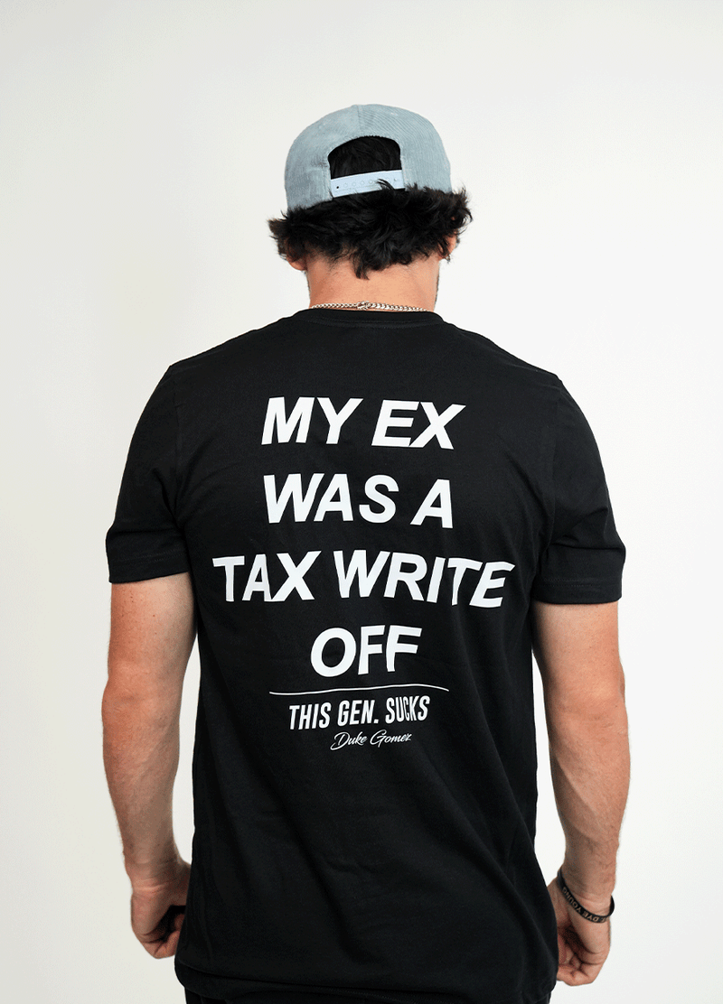 duke gomez, ex write off tee