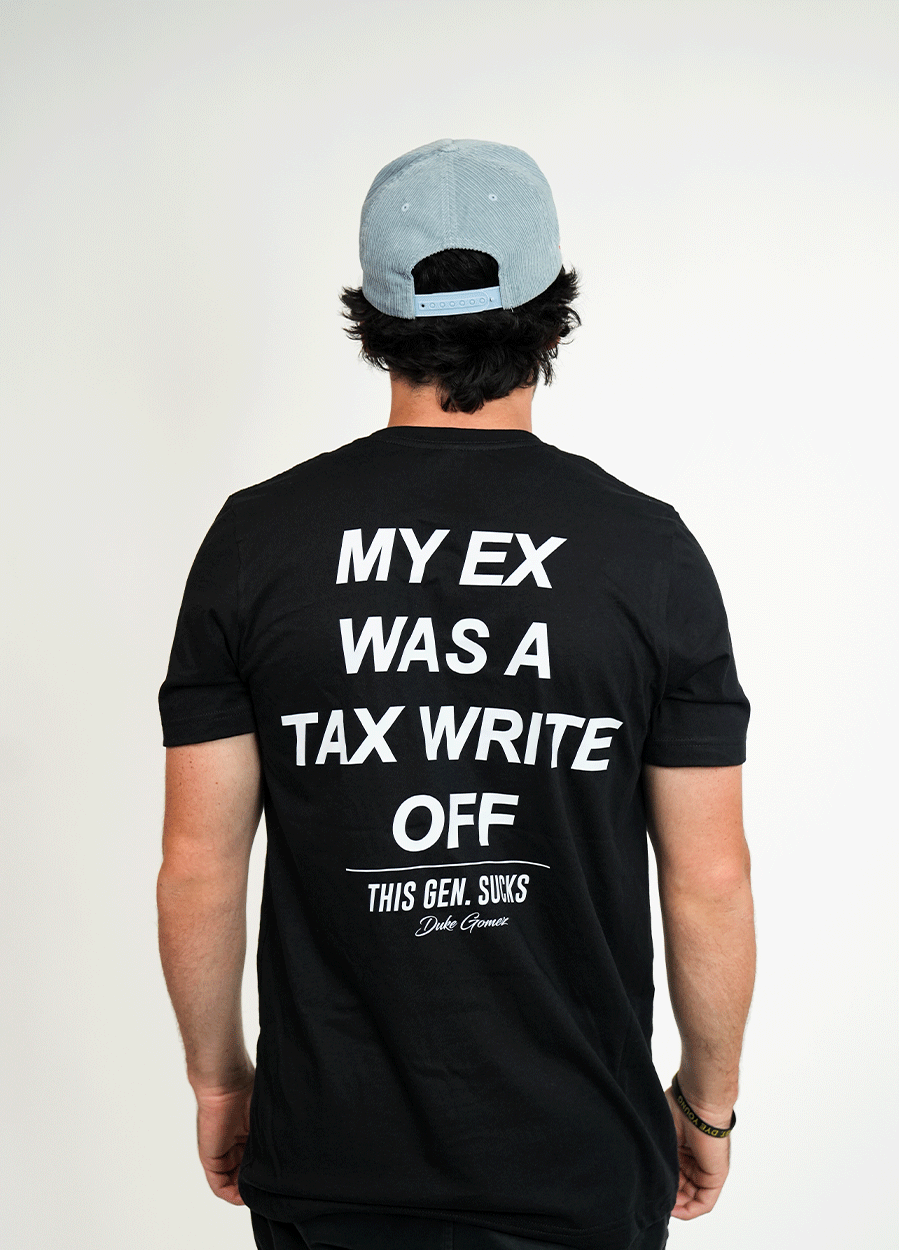 duke gomez ex write off tee