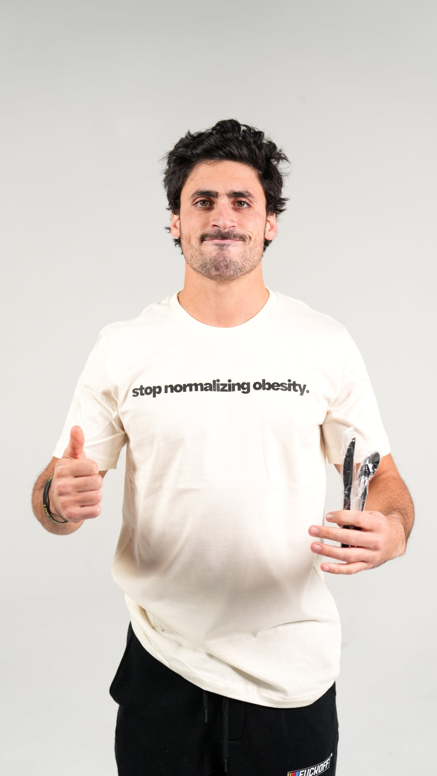 duke gomez, obesity, t-shirt