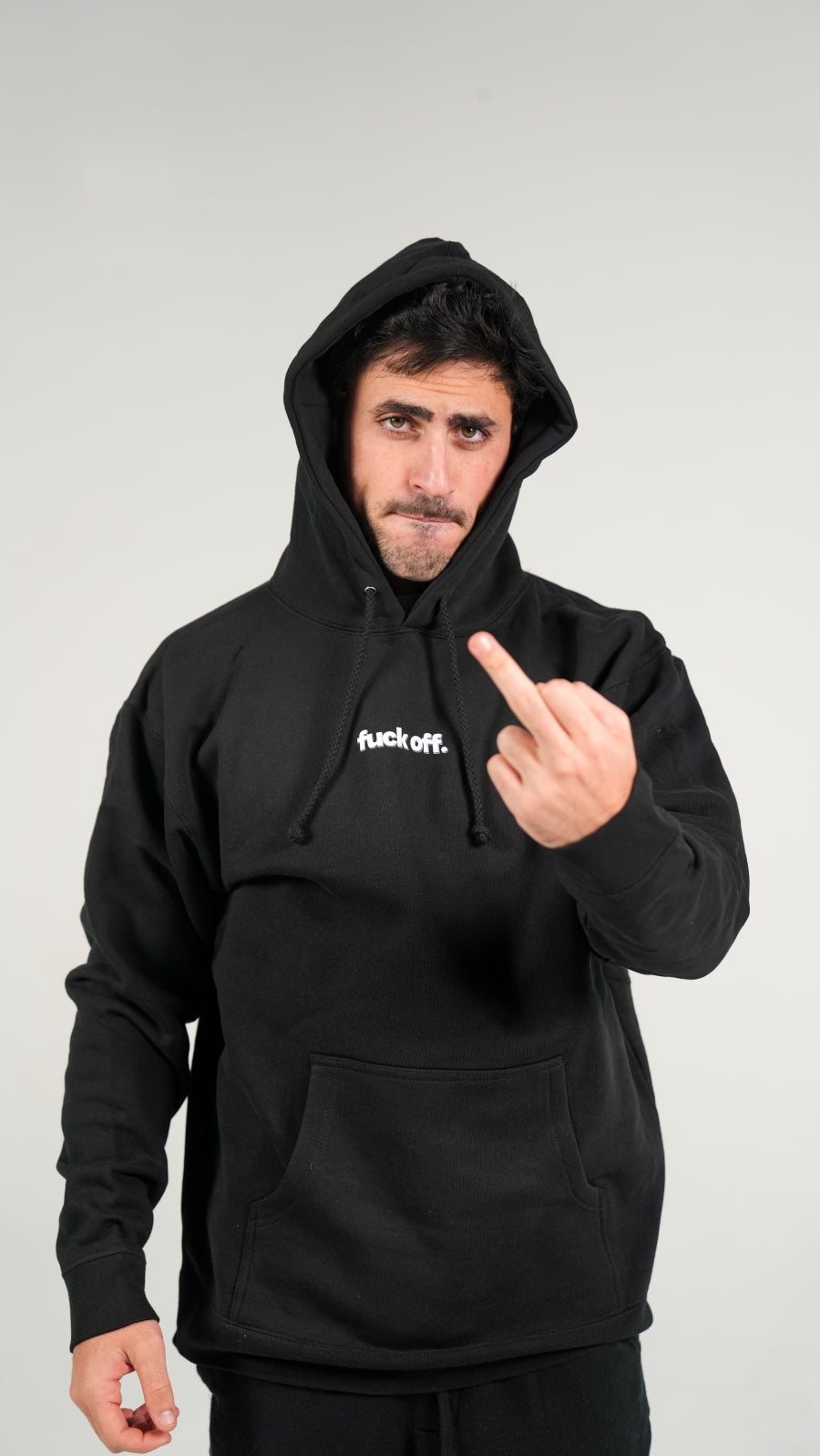 duke gomez, fuck off, sweatshirt