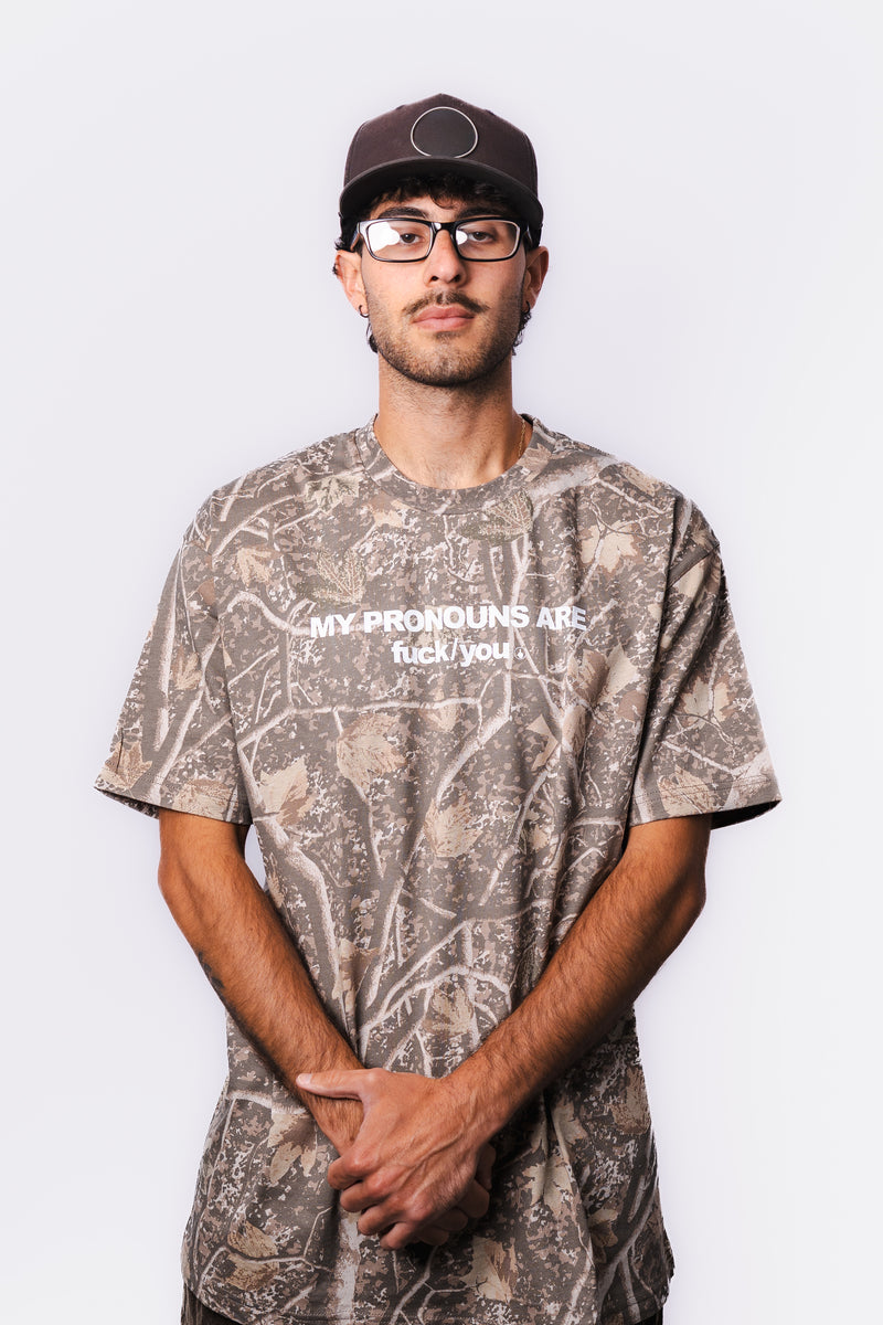 (Limited Edition) Pronouns Camo Hoodie + Tee Bundle