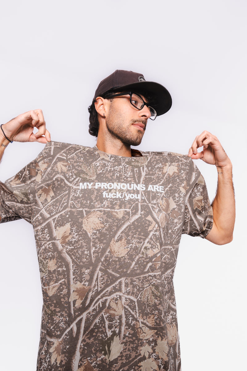 Camo Pronouns Tee (Limited Edition)