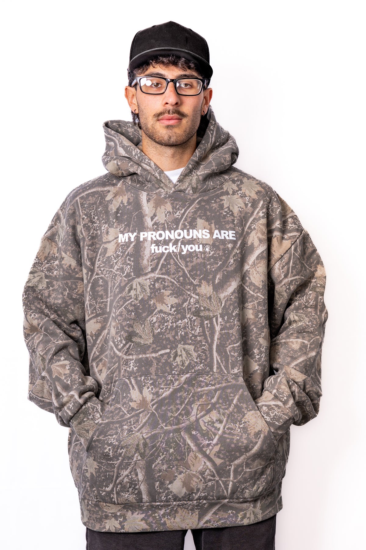 (Limited Edition) Pronouns Camo Hoodie + Tee Bundle