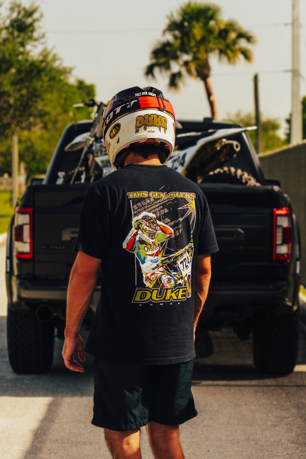 Moto Graphic Tee - Black