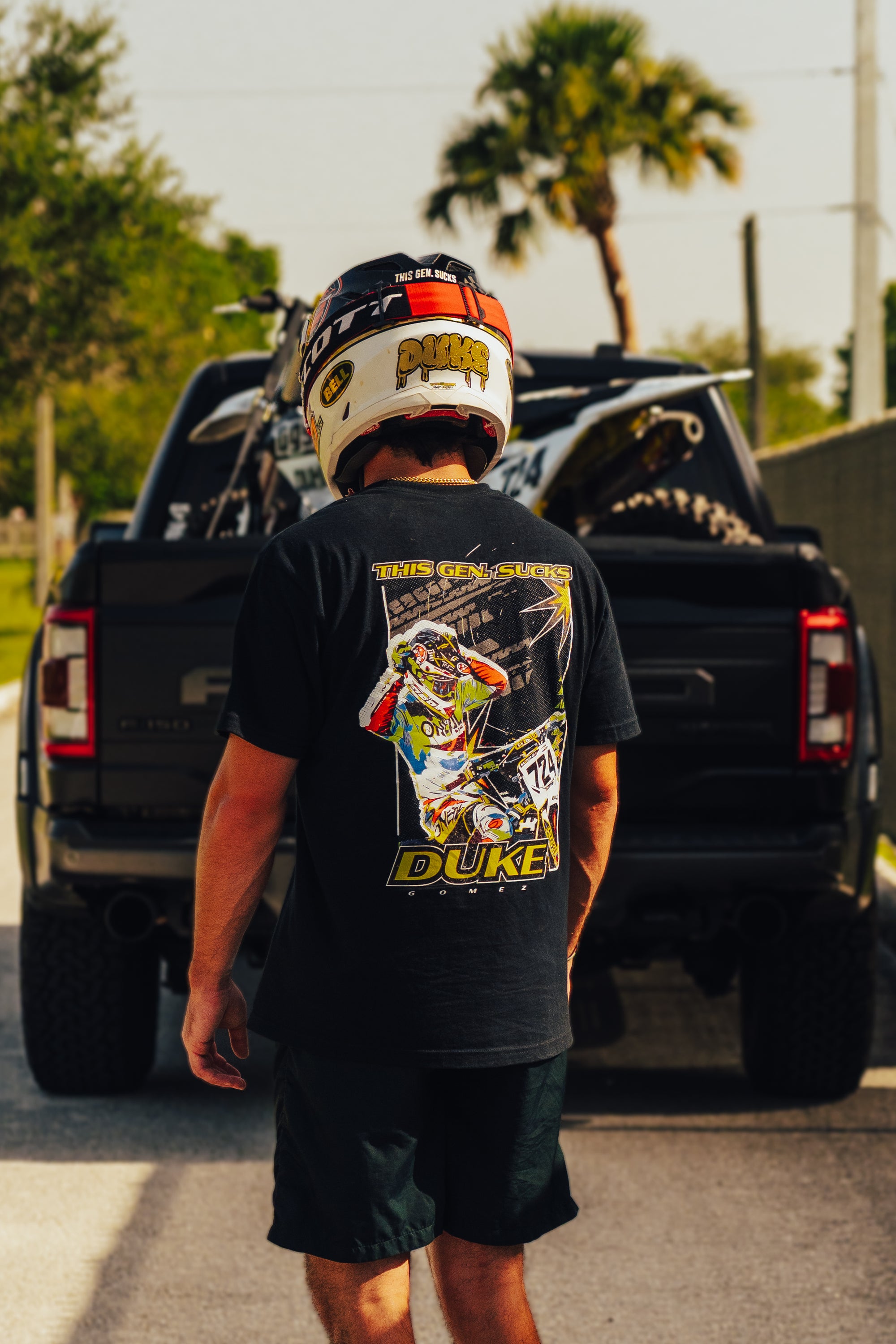 Moto Graphic Tee - Black