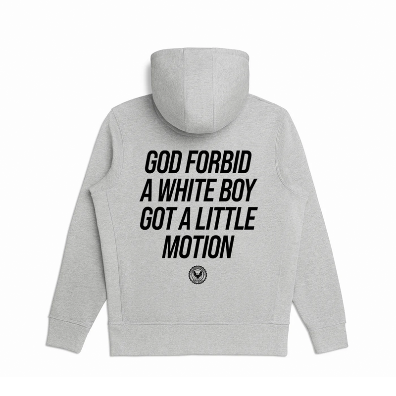 White Boy Motion Hoodie