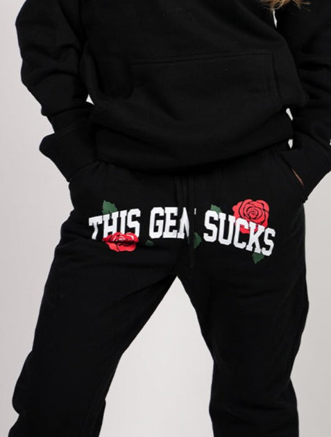 This Gen. Sucks (Roses) Sweatpants