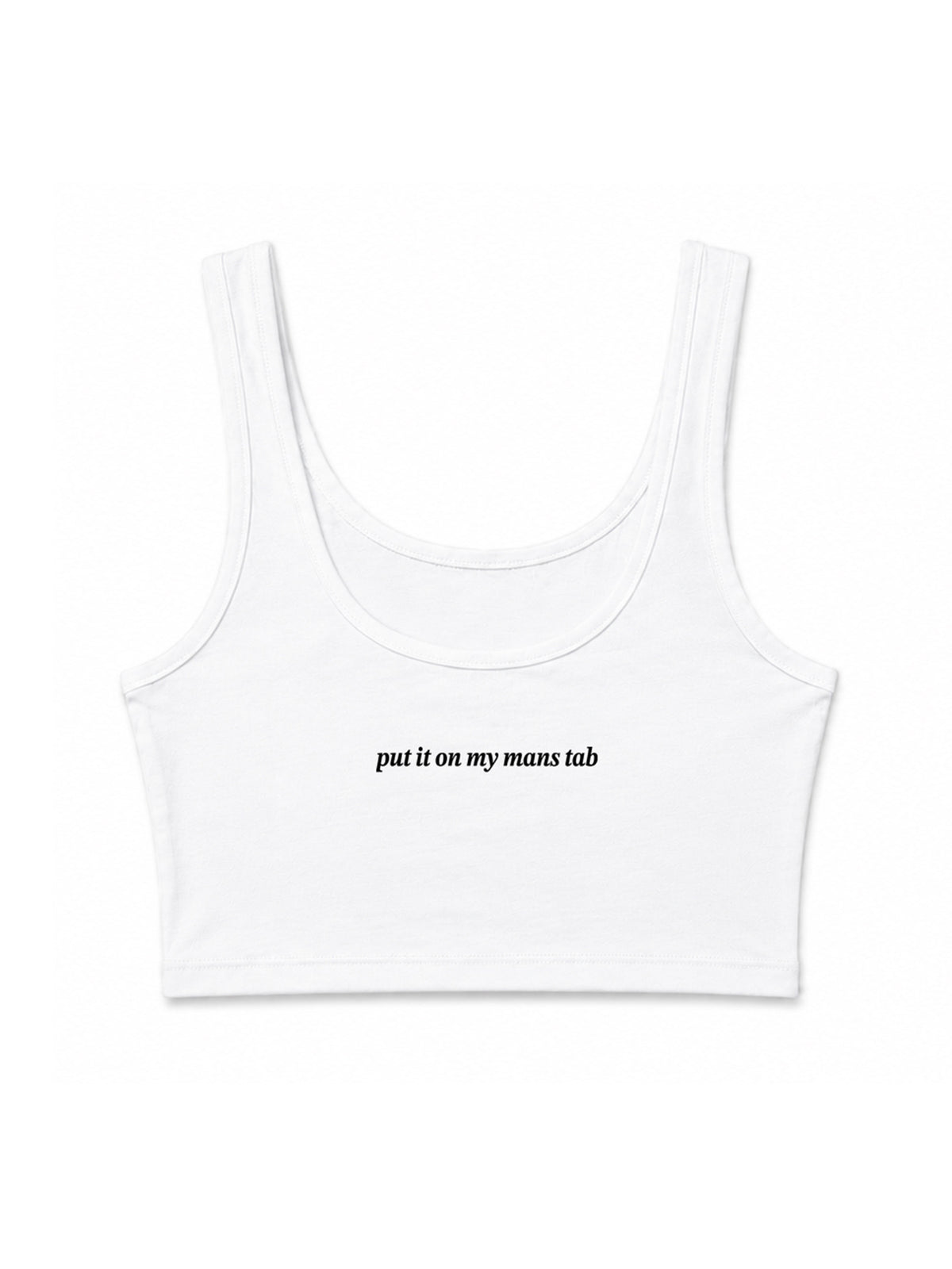 Put it on My Mans Tab Tank Top