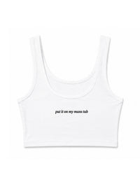 Put it on My Mans Tab Tank Top